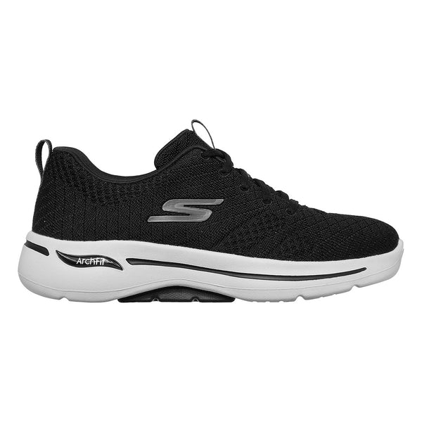 SKECHERS sort med ArchFit og udtagelig sål,