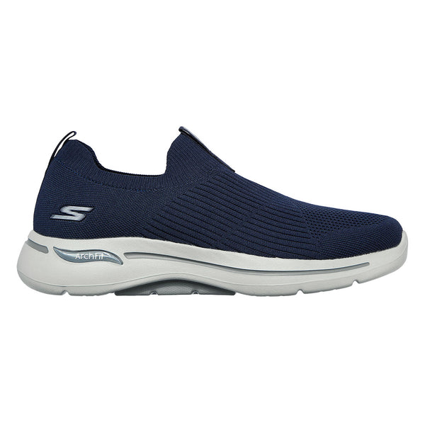 SKECHERS blå tekstil go walk slip on sneakers,