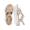 Rieker V0649-62 Beige – Komfortabel Damesandal