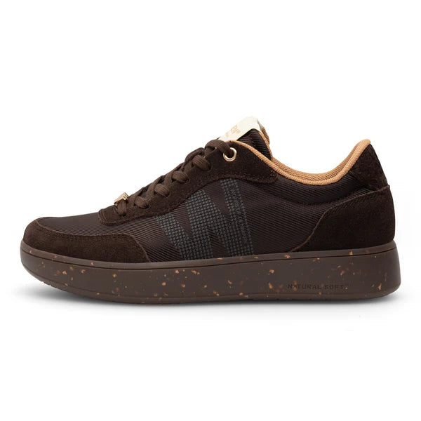 WODEN Line Sneak Damesneaker Chokoladebrun – WL006-063