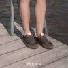 WODEN Line Sneak Damesneaker Chokoladebrun – WL006-063