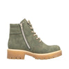 Rieker Y8120-54 Damestøvle i Grøn – Let & Komfortabel