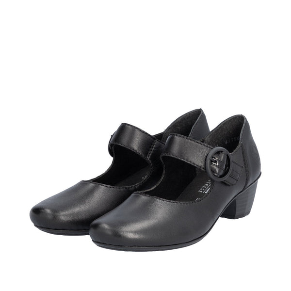 Rieker pumps til dame i sort – Model 41756-00
