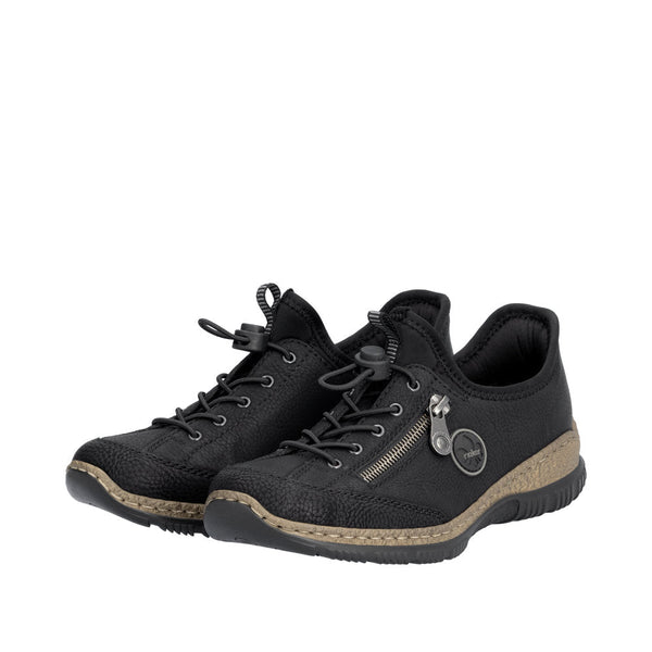 Rieker damesko i sort N3267-01